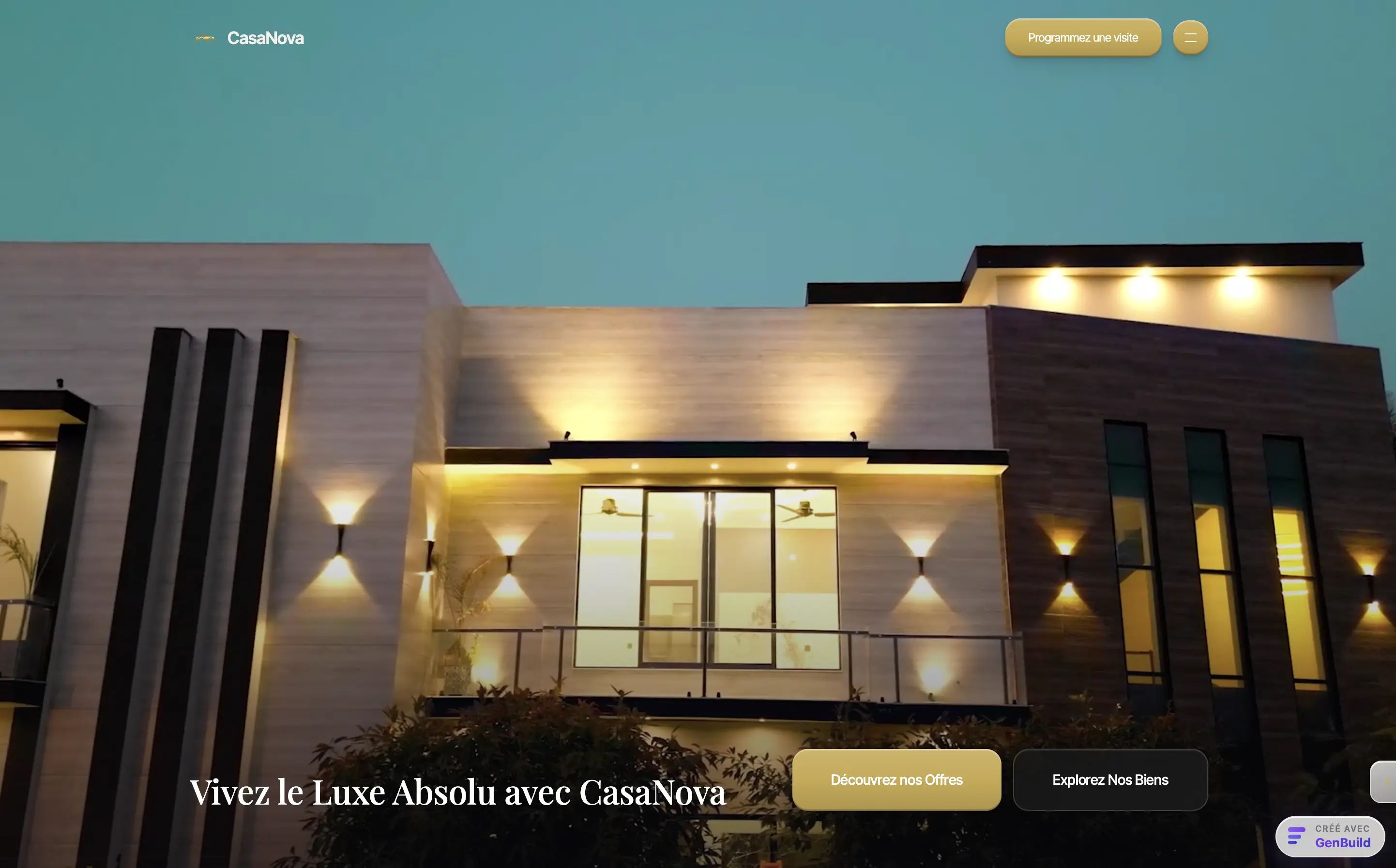 CasaNova, built with GenBuild